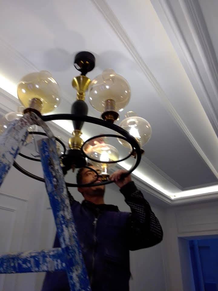 Chandelier Installation